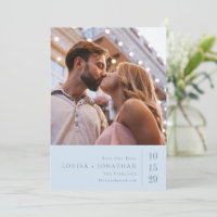 Typographie Élégante Mariage Photo Minimaliste Ble