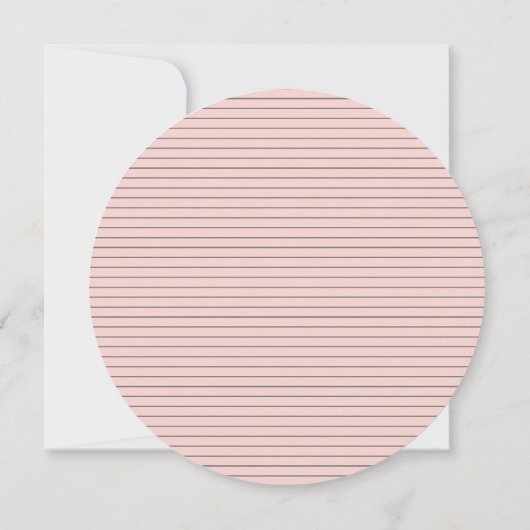 Save The Date Typographie manuscrite moderne mariage rose gris (Dos)