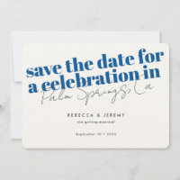 Typographie moderne Gras Mariage bleu