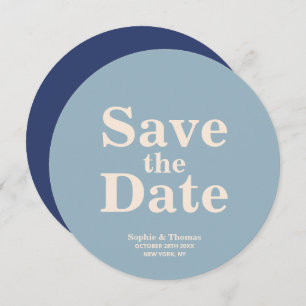 Save The Date Typographie moderne Gras Mariage Enregistrer la da