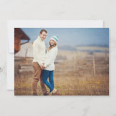 SAVE THE DATE TYPOGRAPHIE MODERNE | RÉSERVEZ LA DATE (Dos)