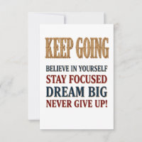 Typographie Motivationnelle Vintage Continuez