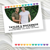 Save The Date Typographie Simple Gay Enregistrer La Date Mariage