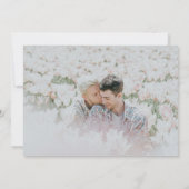 Save The Date Typographie Simple Mariage Gay Enregistrer La Date (Dos)