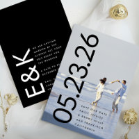 Ultra-moderne Bold Big Premium Photo Bold DATE