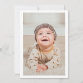 Save The Date Un an aujourd'hui Premier anniversaire | Invitatio (Dos)