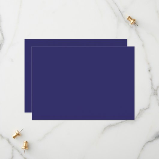 Save The Date un arrière - plan bleu avec une horloge (Devant/Arrière en situation)