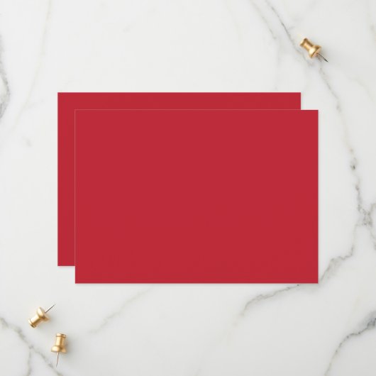 Save The Date un arrière - plan rouge avec un (Devant/Arrière en situation)