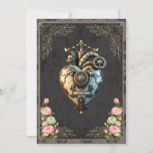 Save The Date Un coeur steampunk impressionnant (Dos)