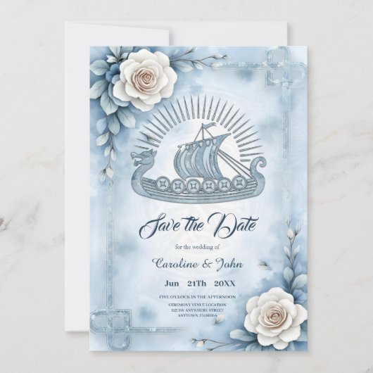 Save The Date Un coeur steampunk impressionnant (Devant)