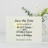 Save The Date Un Lys Jaune (Debout devant)