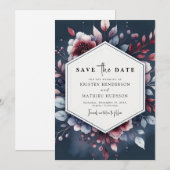 Save The Date Un Mariage bourguignon unique (Devant / Derrière)