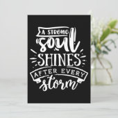 Save The Date Une âme forte brille après - blanc (Debout devant)