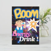 Save The Date Une boisson pour vous réveiller : Boisson d'énergi (Debout devant)