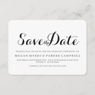 Save the date Une méthode simpliste