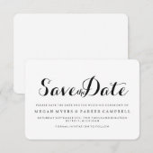 Save the date | Une méthode simpliste (Devant / Derrière)