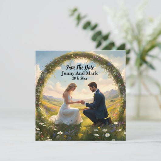 Save The Date Une promesse pour toujours : le Fiançailles (Debout devant)