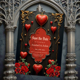 Save The Date Une touche de gothique, de coeur et de connexion é