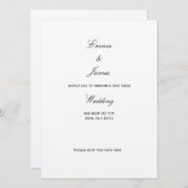 Save The Date Union - Sauvegarder la date (Devant / Derrière)