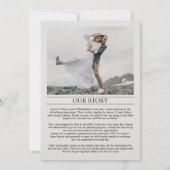 Save The Date Unique journal amusant classique (Dos)