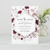 Save The Date Unique Mariage de Terre Bourgogne (Debout devant)