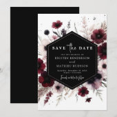 Save The Date Unique Mariage de Terre Bourgogne (Devant / Derrière)