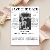 Save The Date Unique Retro Journal Budget Mariage Photo