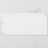 Save The Date Unique site du Mariage de billets de concert (Dos)