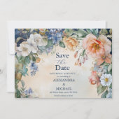 Save The Date Unique Victorian Royal Elegance Mariage (Devant)