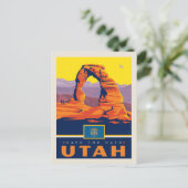 Save the Date | Utah Uitnodiging Briefkaart (Staand voorkant)