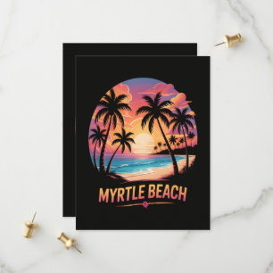 Save The Date Vacances à Myrtle Beach Surfeur