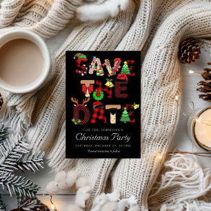 Save The Date Vacances Cocktail Société Noël
