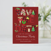 Save The Date Vacances Cocktail Société Noël (Debout devant)