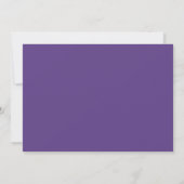 Save The Date Vagues d'aquarelle violette moderne (Dos)