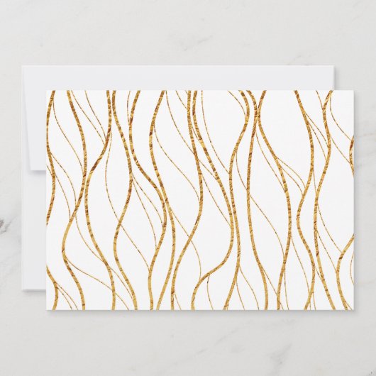 Save The Date Vagues or moderne et écriture blanche (Dos)