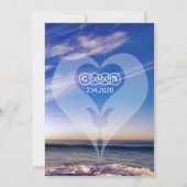 Save The Date Valintine Twin Flame Enregistrer les dates (Dos)