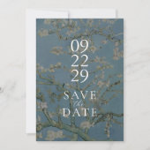 Save The Date Van Gogh Almond Blossom Floral Mariage (Devant)
