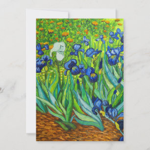Save The Date Van Gogh Irises