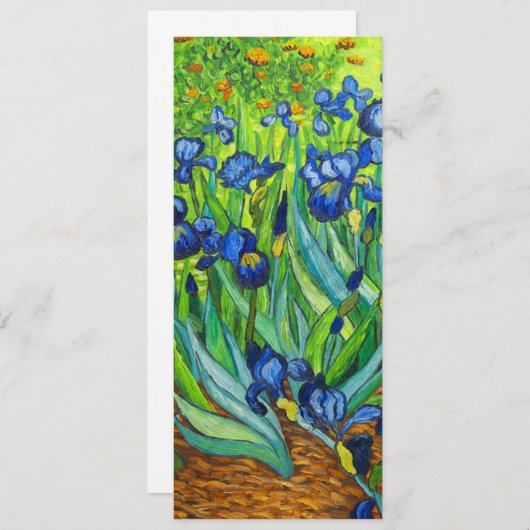 Save The Date Van Gogh Irises (Devant / Derrière)