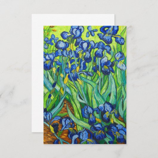 Save The Date Van Gogh Irises (Devant / Derrière)