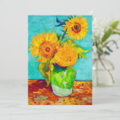 Save The Date Van Gogh Sunflowers (Debout devant)