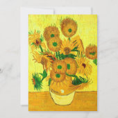 Save The Date Van Gogh Sunflowers (Devant)