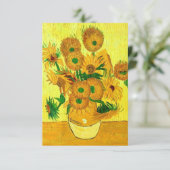 Save The Date Van Gogh Sunflowers (Debout devant)