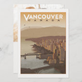 Save The Date Vancouver Canada | Enregistrer la date - Photo (Devant / Derrière)