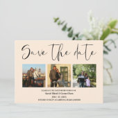 Save The Date Vanilla Couple Photos Mariage Enregistrer la date (Debout devant)