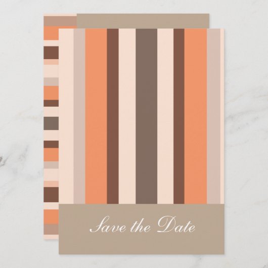 Save The Date Vanilla Melon Grandes (Devant / Derrière)