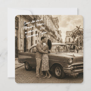 Save The Date Varadero vintage