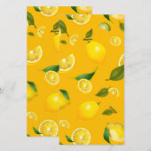 Save The Date Variété de citron 7 (Devant / Derrière)