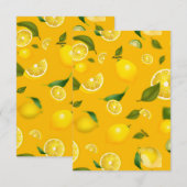 Save The Date Variété de citron 7 (Devant / Derrière)