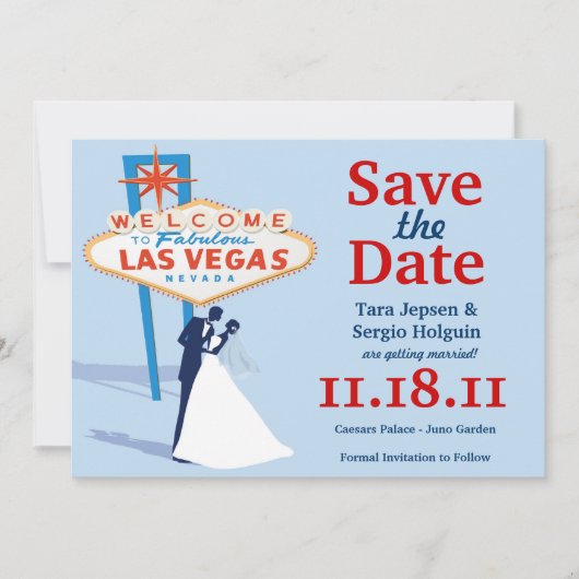 Save The Date Vegas, réservez la date ! (Devant)